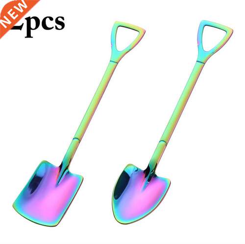2pcs Coffee Spoon Cutlery Set Stanless Steel Retro ron Sho