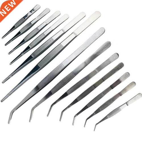 2Pcs/set Multi-popuse Stainless Steel Tweezers High-precisio