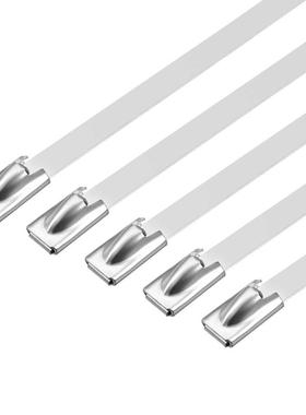 High Quality 25pcs 22 Inch Stainless Steel Cable Zip Ties 0.