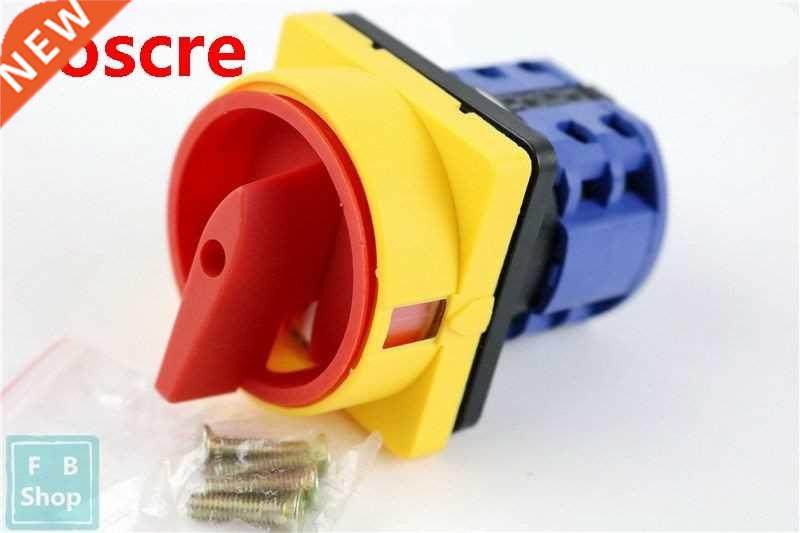 Free shipping 1pcs LW26-20/2GS 690V 20A OFF-ON 2 position 4