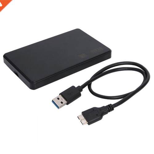 USB 3.0 Hard Drive Case Mobile Enclosure 2.5 inch Serial Por