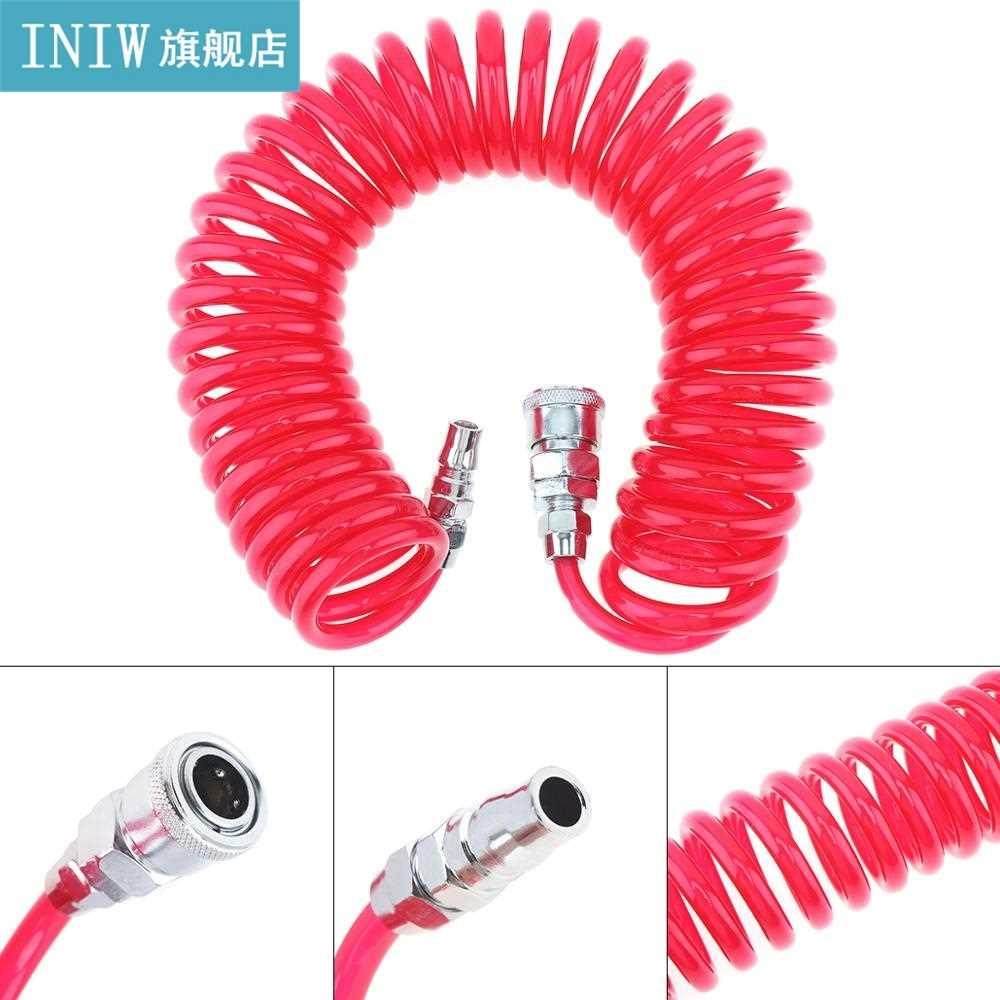 6M / 9M 5 x 8mm PU Telpic Hose Spring Tube with Fast Int