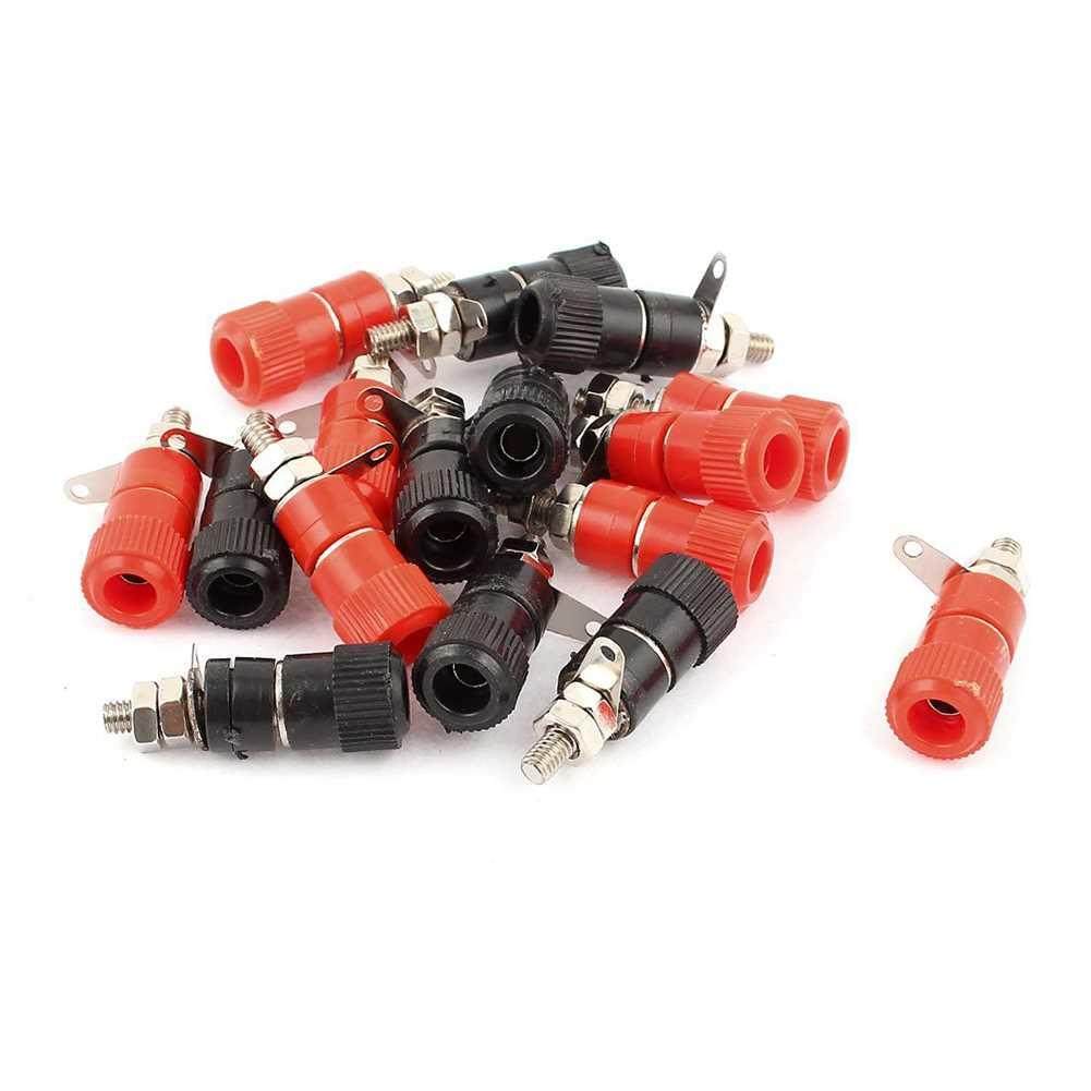 16pcs 3.7mm Screw Power Interface Banana Binding Post Termin