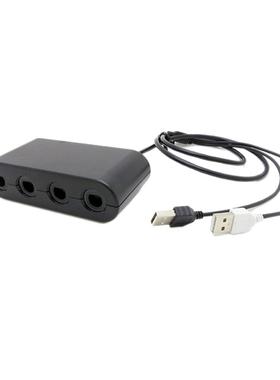 Portable Size 4 Ports For Gamecube Gc Controllers Usb Adapte