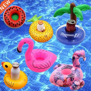 Mini Water Coasters Floating inflatable cup holder Swimming