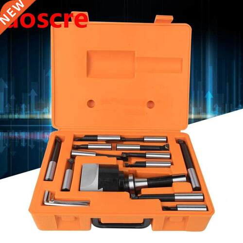 12pcs 40CR R8-F1-3 / 4 in Boring Head + R8-1-1 / 2-18 (7/16)