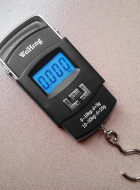 50kg Scale Weight Luggage LCD Fishing/Travel Hanging Hook Sc