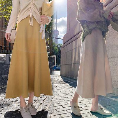 Maternity Knitting Skirts Pregnancy Clothes Elastic Waist Ma