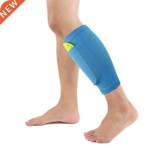 1 Pair Football Shin Guards With Pocket Practical Leg Sleeve