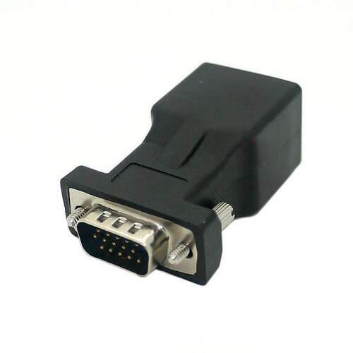 Extender VGA RG HD 15pin Male to LAN CAT5 CAT6 RJ45 Cale