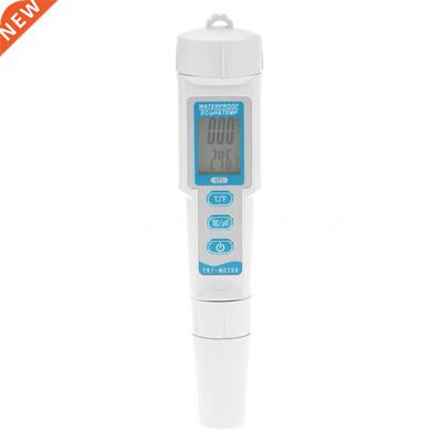 3 in 1 Portable Pen pH EC TEMP Meter Water Monitor Tester