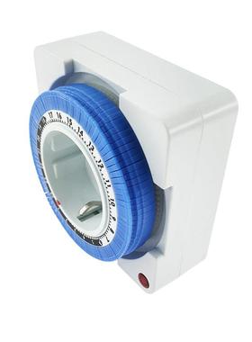 EU Timer Switch Timer 24 Hours Plug in Mechanical Grounded P