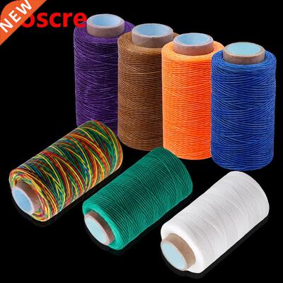 260 Meters Flat Leather Sewing Waxed Thread Cord Leather Cr