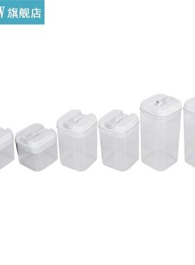 6pcs Food Storage Containers 0.5L 0.8L 1.2L Transparent Seal