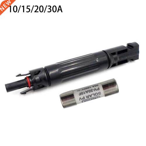 10A 15A 20A 30A DC1000V Inline Fuse Connector For Solar Cell