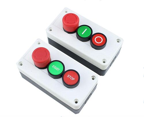 NC Emergency Stop NO Red Green Push Button Switch Station 60