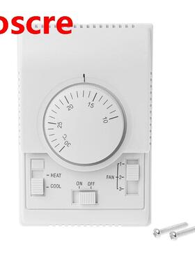 AC 220V Room Mechanical Thermostat Air Conditioner Fan Coil