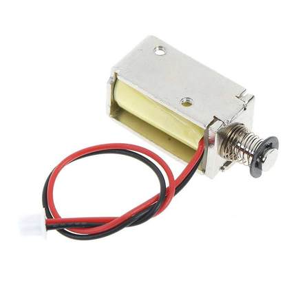 12V DC Suction Micro Electromagnet Spring Push Pull Type Rod