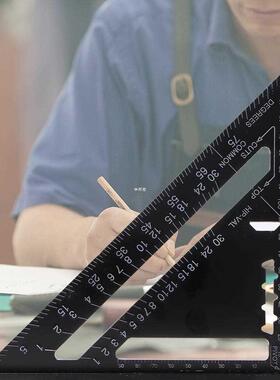 7inch 12inch Aluinu Alloy etric Triangle Ruler Suit 适用