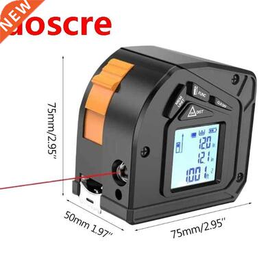 35ED 50M+5M -Laser Range Finder Tape Measure Electronic Dist