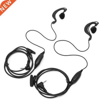 2 pcs Earphone 2.5mm G Shaped Clip-on Earphones For Motorola