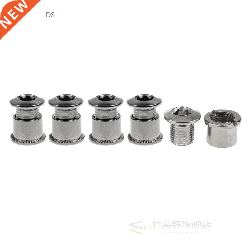 5 Pairs Bike ATV Cranks Bolts Crankshaft And Nuts Mountain C 商业/办公家具 商业美陈 原图主图