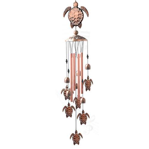 2021 Antique Wind Chimes Turtle Shaped Aluminum Hanging Orna