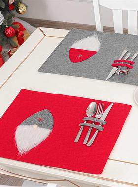 1PC Kitchen Faceless doll Cotton Christmas Ornament Santa Cl