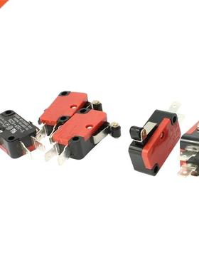 5Pcs SPDT NO NC V-155-1C25 Short Hinge Roller Lever Control