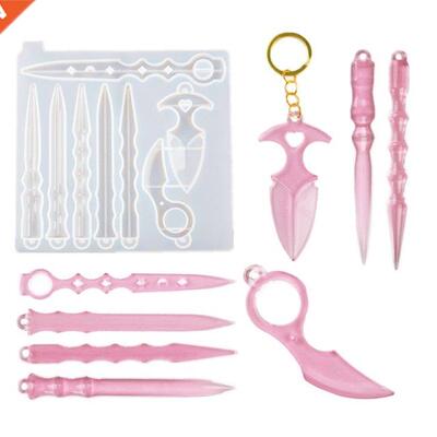 Self Defence Dagger Mold Anti-Wolf Weapons Sword Pendant Sil