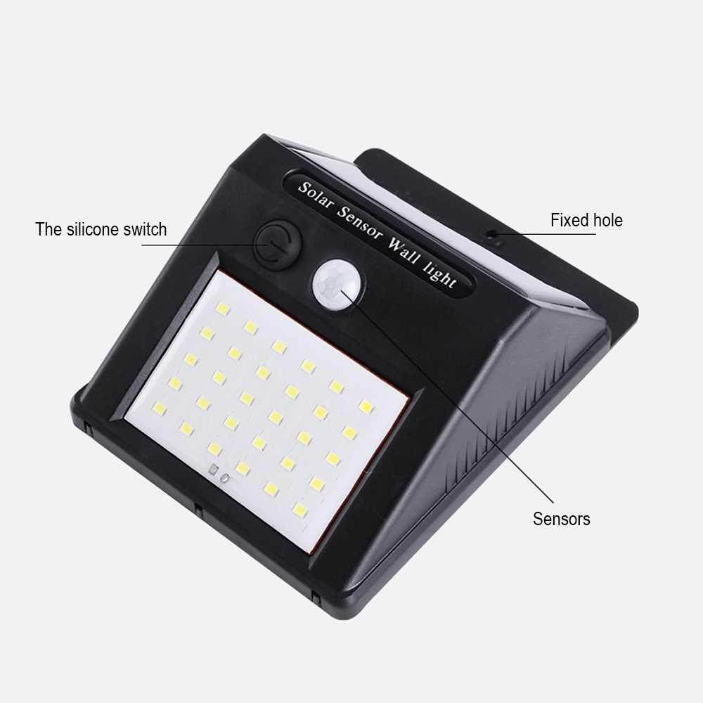 20/30 LED Solar Power Light PIR Motion Sensor 1/2/4pcs Solar
