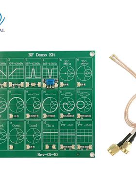 RF Demo Kit NanoVNA RF Tester Board Filter Attenuator for Na