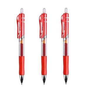 Retractable red Colored Pen Black Ink Set Pens Gel blue
