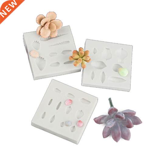 Handmade Succulent Plants Silicone Mold Polymer Clay Mold DI