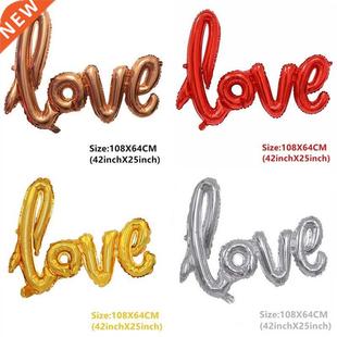 Wedding Balloons Foil Groom Bride Love Helium Ballon Annive