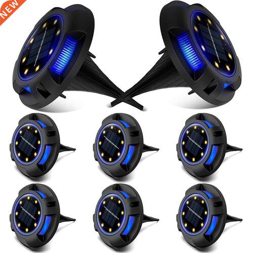 12 LED Solar Buried Lamp In-Ground Light Outdoor Waterproof