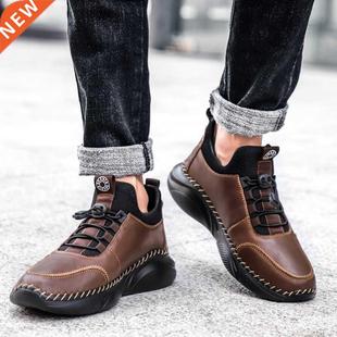 Men Lether Csul Shoes High Qulity Genuine Lether Light