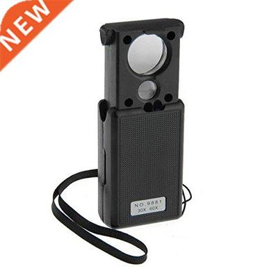 30X 60X Magnifier Magnifying Glass Eye Loupe Lens LED Jewell