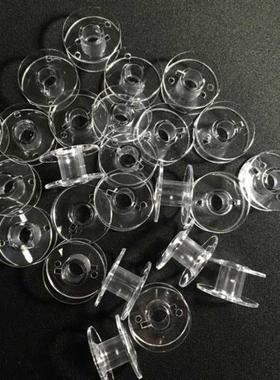 20Ps Clear Plastic Home Sewing Machine Thread Empty Bobbins