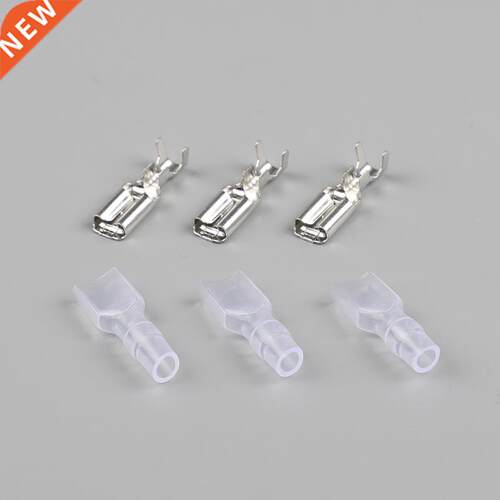 100pcs/lot 4.8 insulated terminal PVC sheathed with 0.5 mal