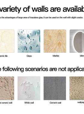 Shower Head Handset Holder Chrome Bathroom Wall Mount Adjust