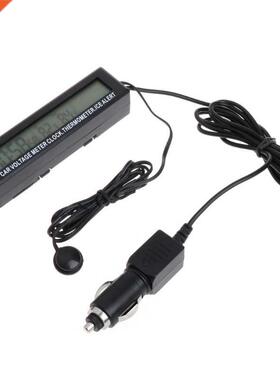 LCD Clock Cr Voltmeter Thermometer Voltge Temprerture Mon
