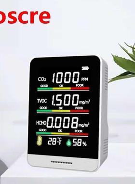 CO2 Detector TVOC HCHO Temperature Humidity Detecting Tool I