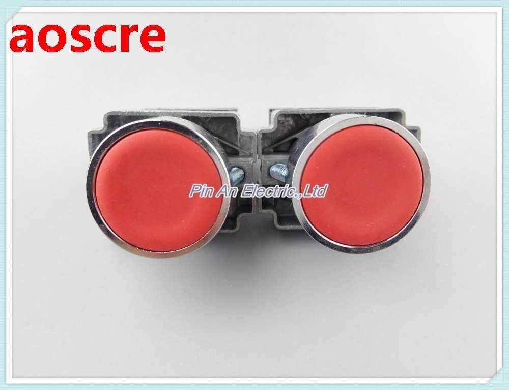 The high quality 1pcs XB2 BA41 XB2-BA41 RED Self-reset Momen