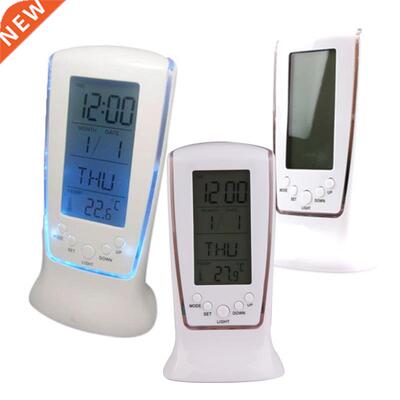 LED Clock Calendar Modern Home Calendar DeskAlarm Clock Weat