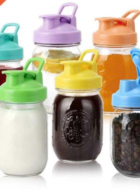 Mason Jar Lids, 6 Pack Regular Mouth Mason Jar Lids Reusable