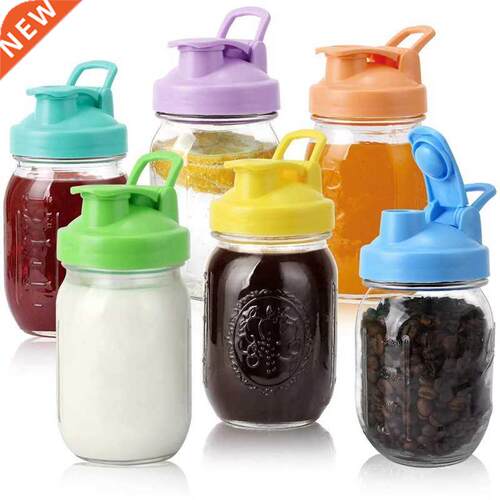 Mason Jar Lids, 6 Pack Regular Mouth Mason Jar Lids Reusable