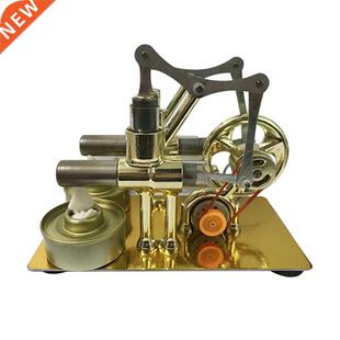 All Metal Stirling Double Engine Experiment Model Power Doub