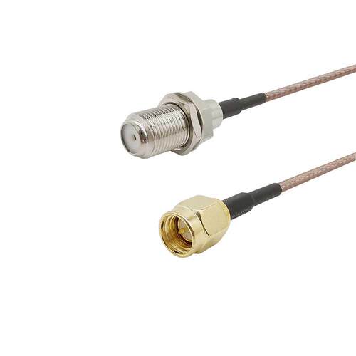 1Pcs SMA Male to F Female RG316 Adapter Coaxial Pigtail Cabl