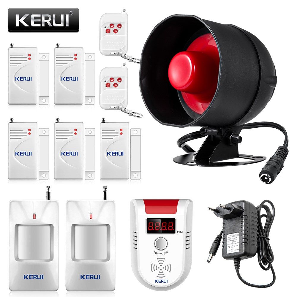 KERUI Cheap Wireless Burglar Alarm System Local Siren Horn S